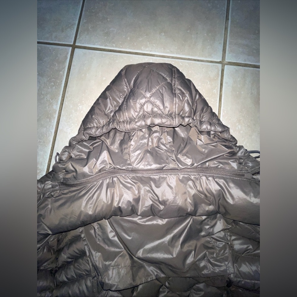 Lauren Ralph Lauren Glossy Brown Packable Down Filled Quilted Puffer Coat S - Picture 10 of 13